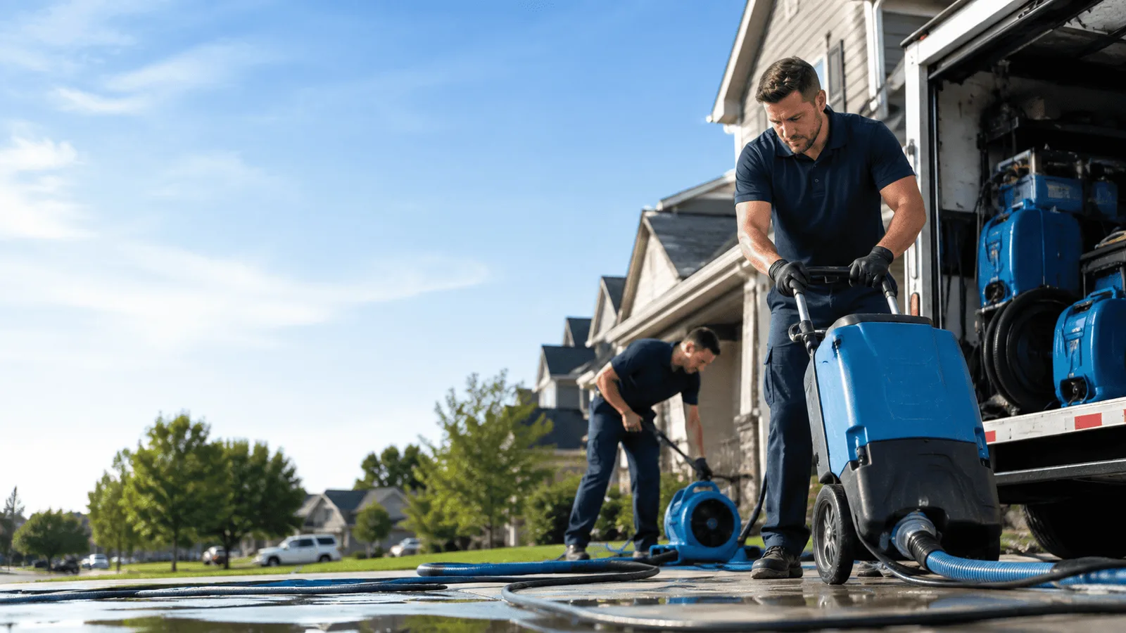Dehumidification being performed in Beaver Springs, PA